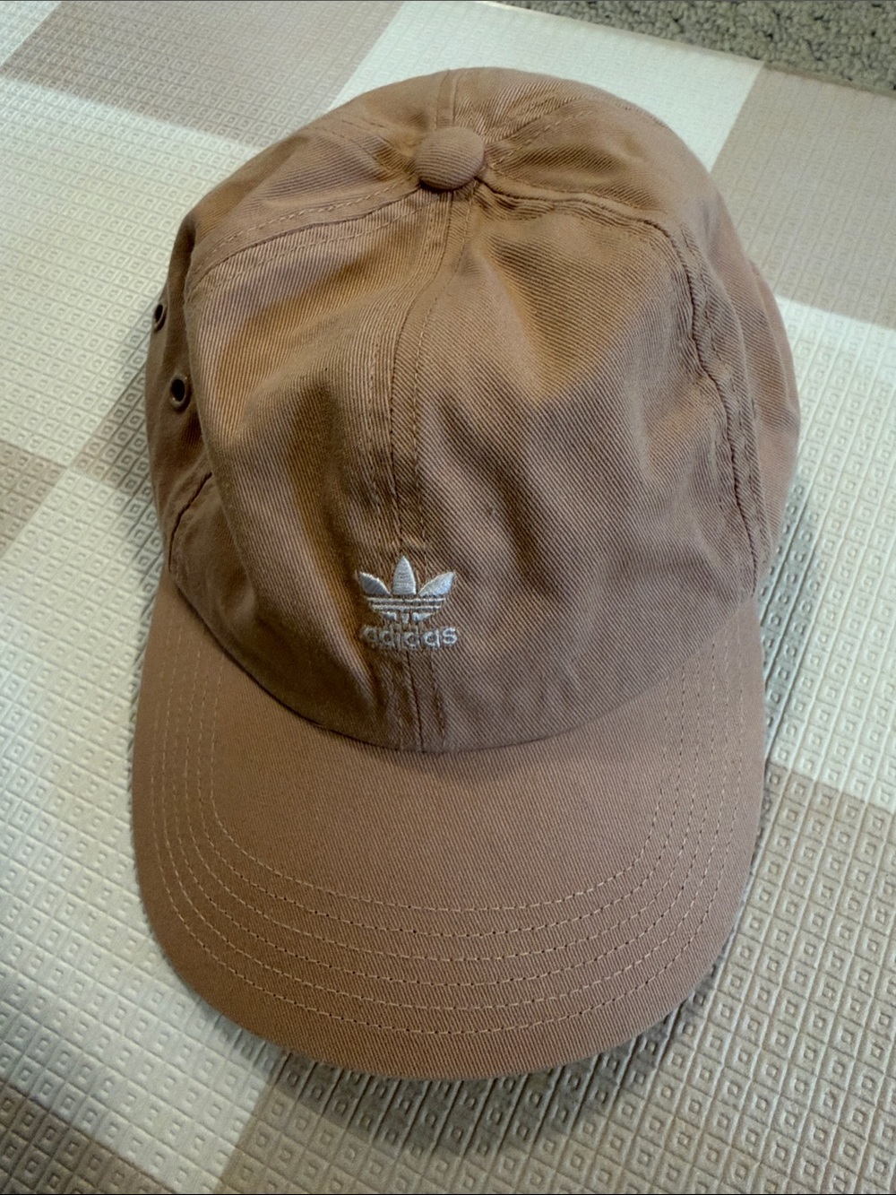 adidas light pink hat